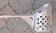 RTG Straight Handle Aluminum Sand Scoop - Click Image to Close