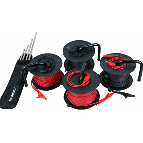 Groundtech SMR set of 4 100 Meter Cables+Probes-Case