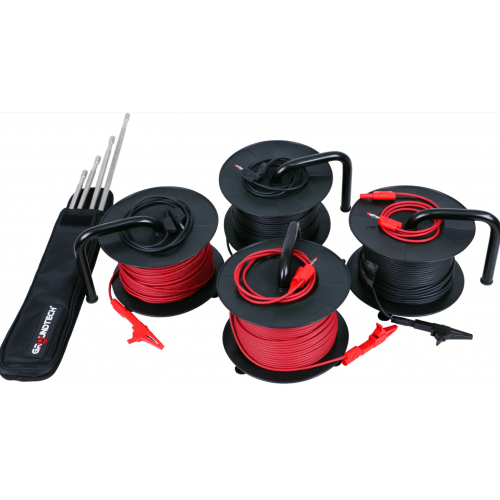 Groundtech SMR set of 4 100 Meter Cables+Probes-Case - Click Image to Close